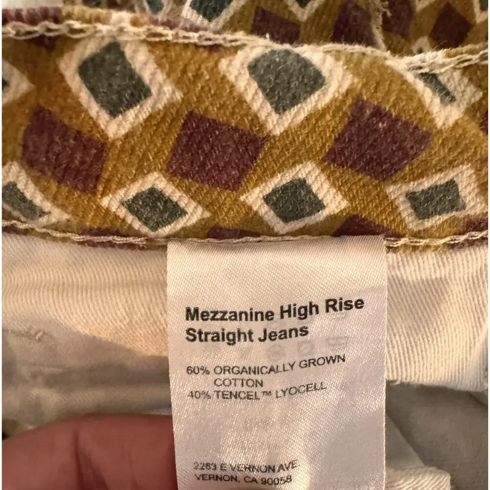 Reformation Mezzanine High Rise Straight Jeans Size 29